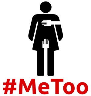Anti-abuse poster with the text #MeToo