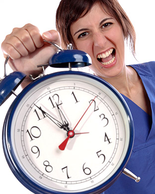 Nurse concerened about her renewal deadline.