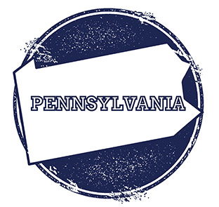 State of Pennsylvania Map