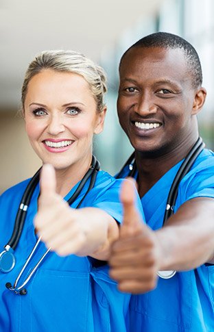 Thumbs up with our new partners!