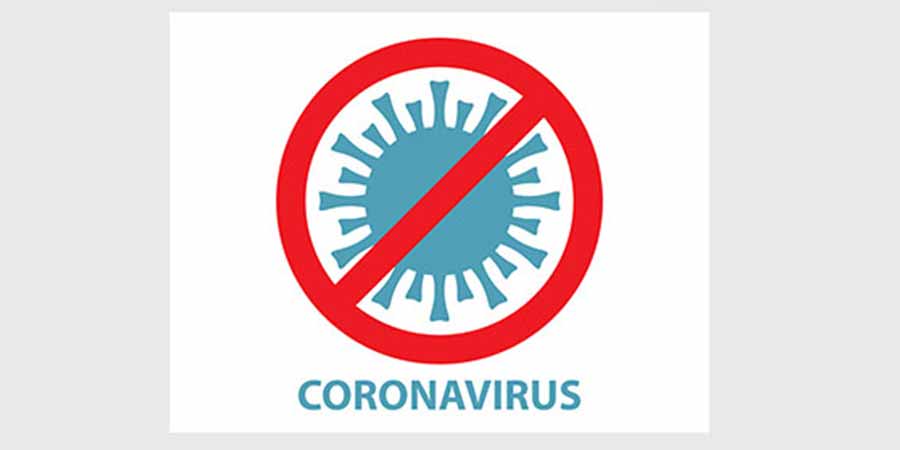 Coronovirus with a Cancel mark over it