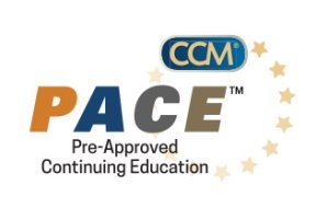 Pace logo. Pre-approved case management (PACE) CEUs.